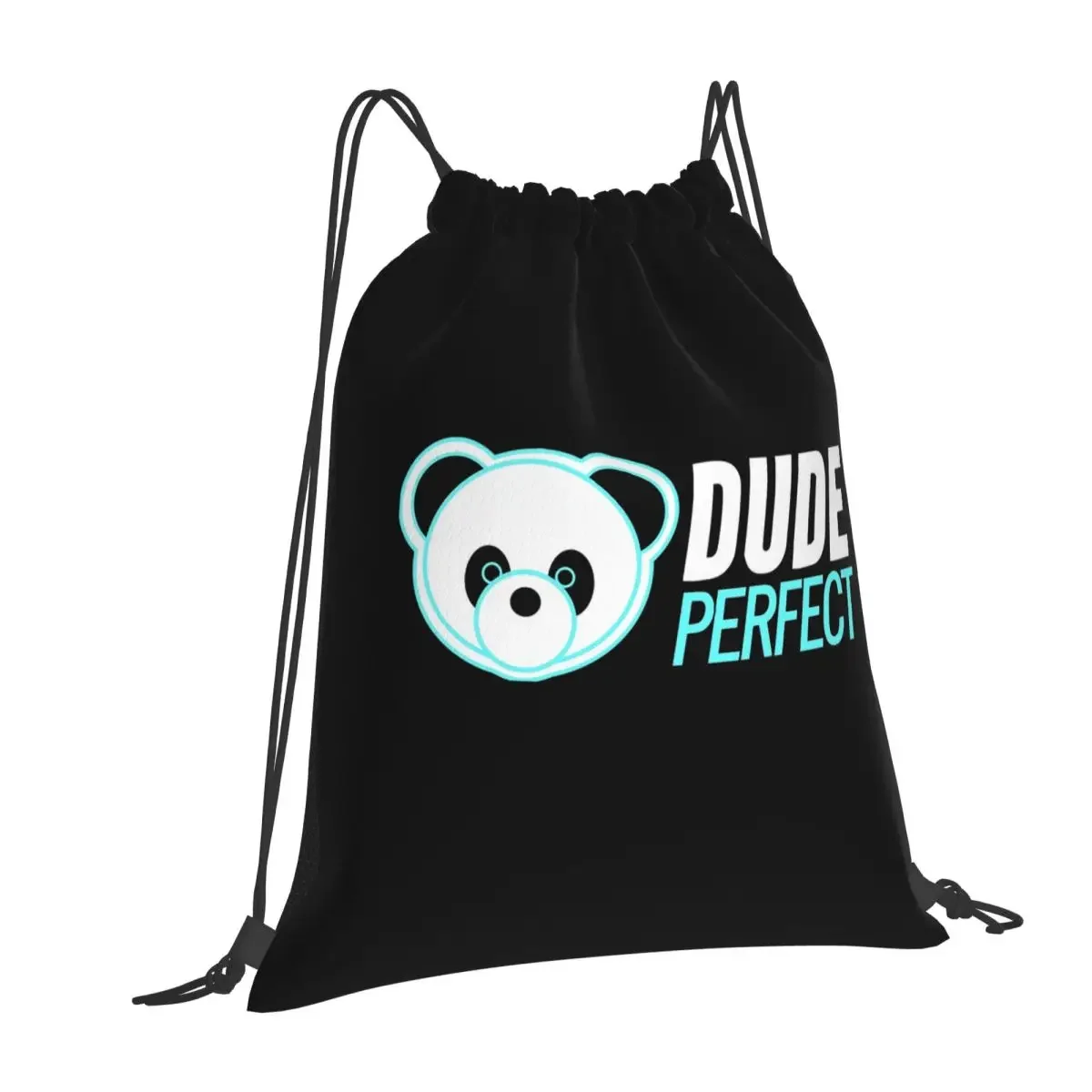 Dude Perfect Backpacks Portable Drawstring Bundle Pocket Sports Bag Book Bags for Man Woman School