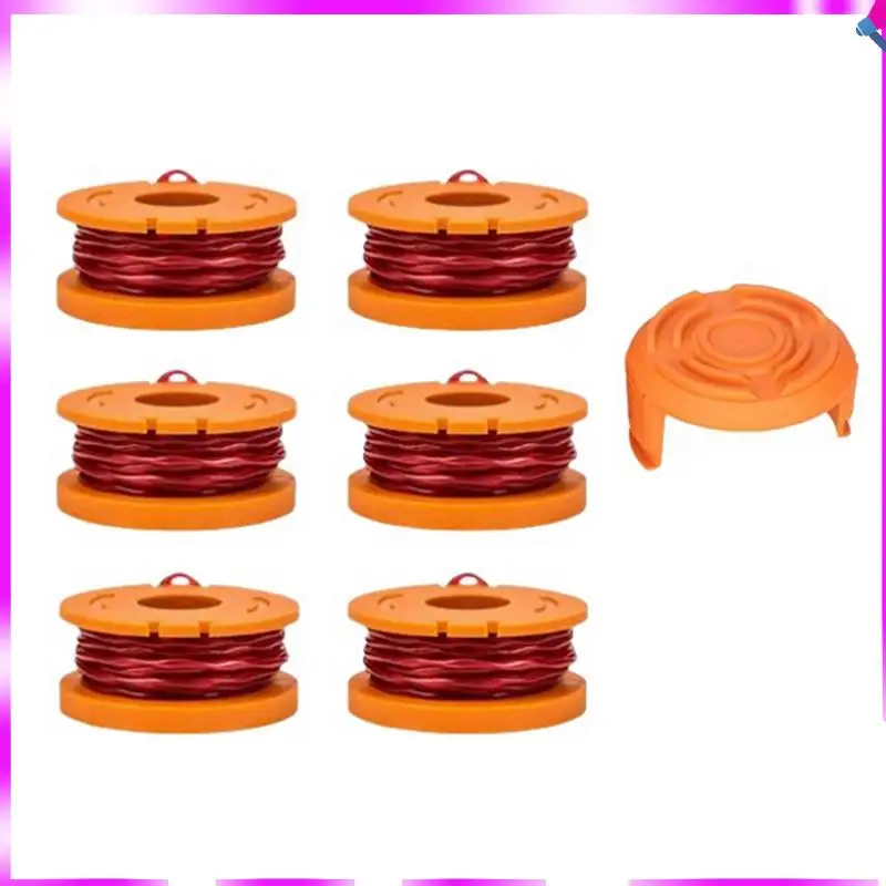 

N96R Trimmer Spools Cover Set Suit For WORX Mower WA0010 Spool WA6531 Line Cover Tool Parts