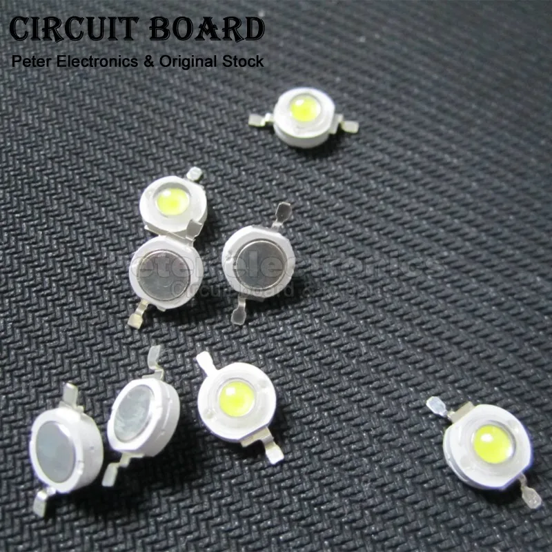 2pcs 5W Bulbs High Power LED Lamp Diodes SMD Full Watt Blubs Spotlight Downlight Chip DIY Red Yellow Warm White Blue Green