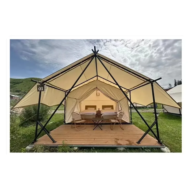 

Camping Safari Tent High-Quality Safari Tent Safari Tent Factory Wholesale Price