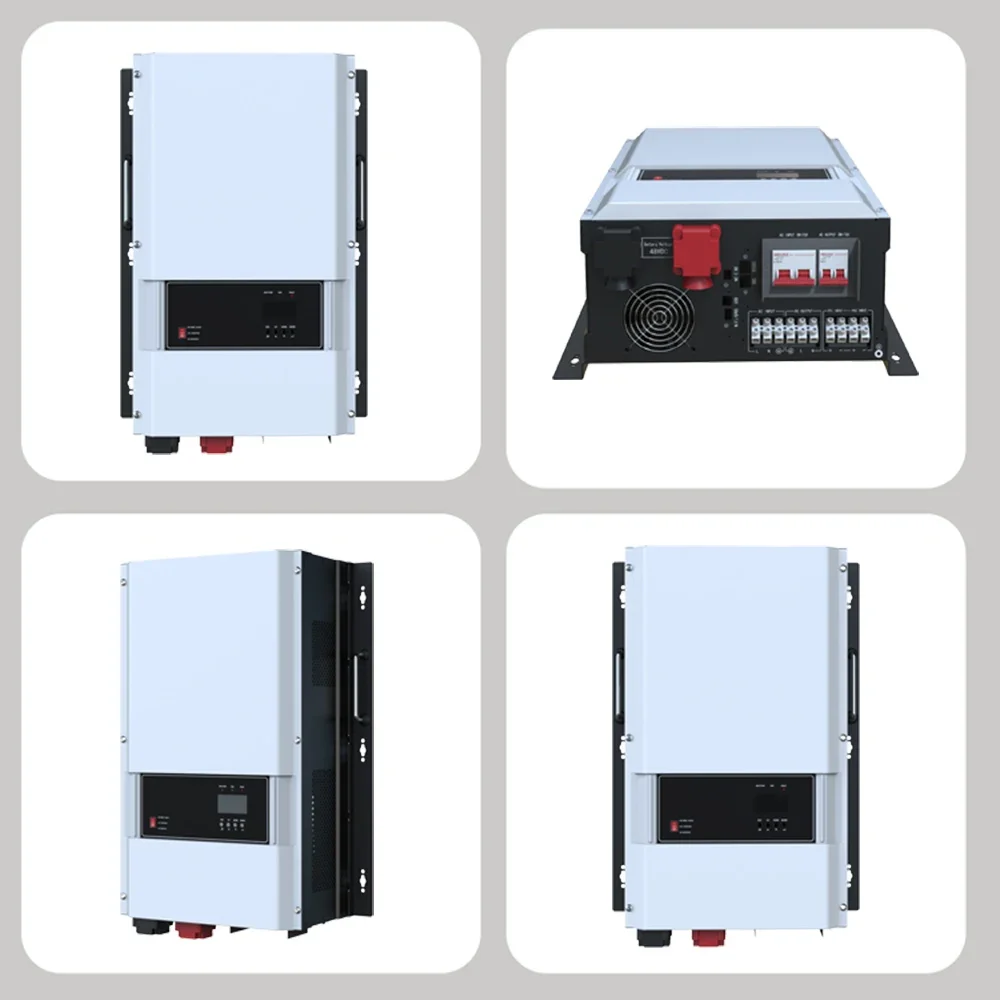 حار بيع 8KW الشمسية خارج الشبكة العاكس مع MPPT الشمسية جهاز التحكم في الشحن 48 فولت
