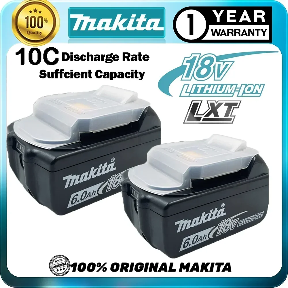 

100% Original Makita 18v 6.0Ah battery bl1850b BL1850 bl1860 bl 1860 bl1830 bl1815 bl1840 LXT400 for makita tool selectric drill