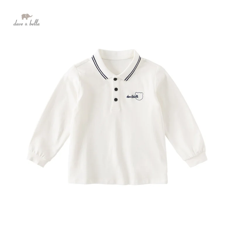 Dave Bella Autumn Clothes Boy's Baby Polo Shirt Children Top Fashion Casual Gentle Cotton Cool Undershirt DB3236877