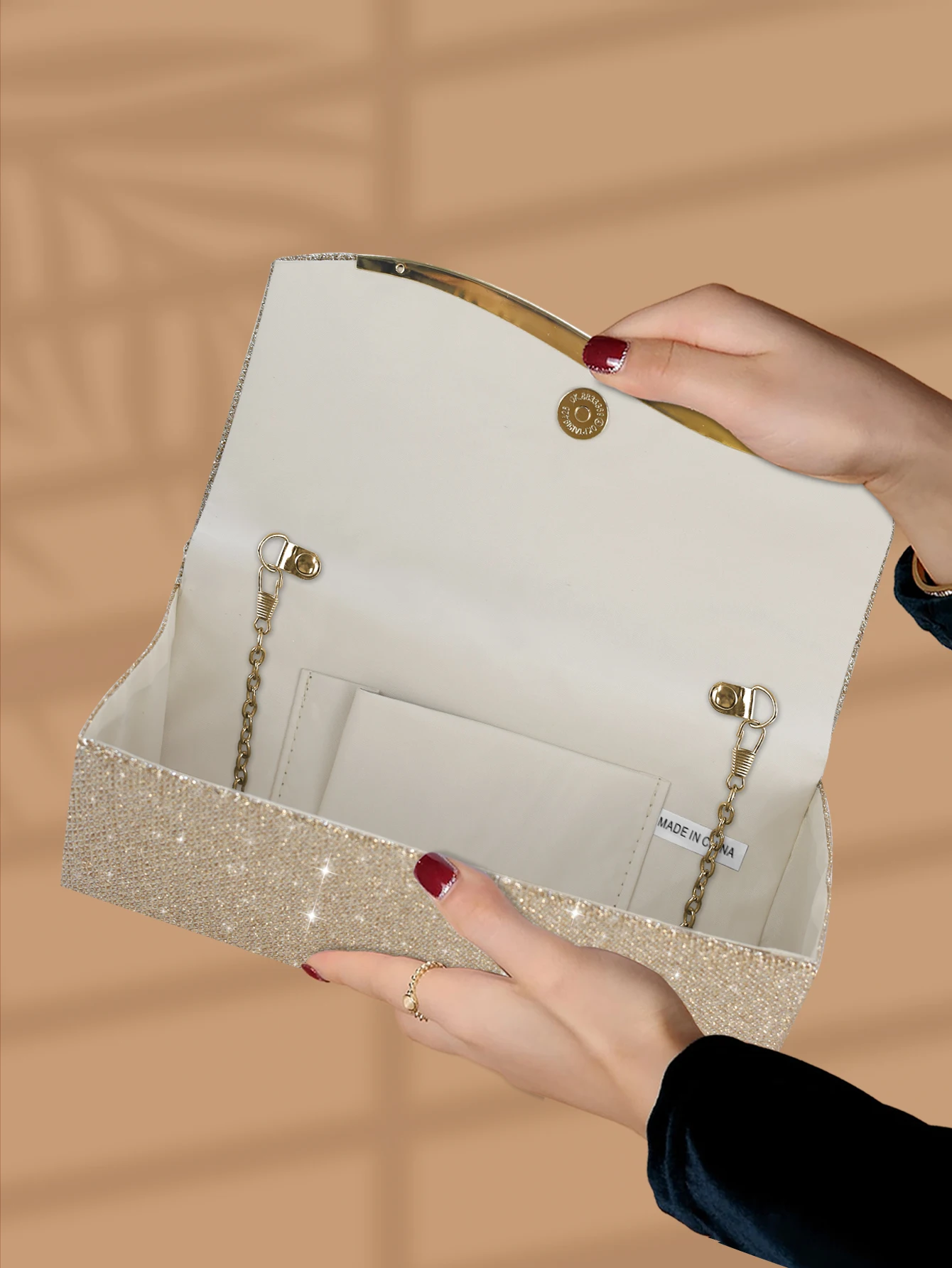 حقيبة يد للحفلات لامعة وأنيقة، محفظة رائعة للفتيات والحفلات والعرائس، مناسبة للولائم والحفلات وحفلات الزفاف. #6