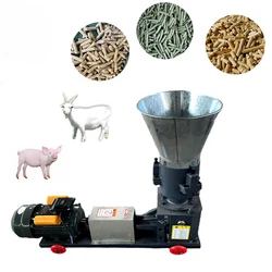 Poultry Feed Pellet Machine in Philippines Chicken Farm Goat Feeds Pelletizer Animal Making for Broiler Steam Conditioner