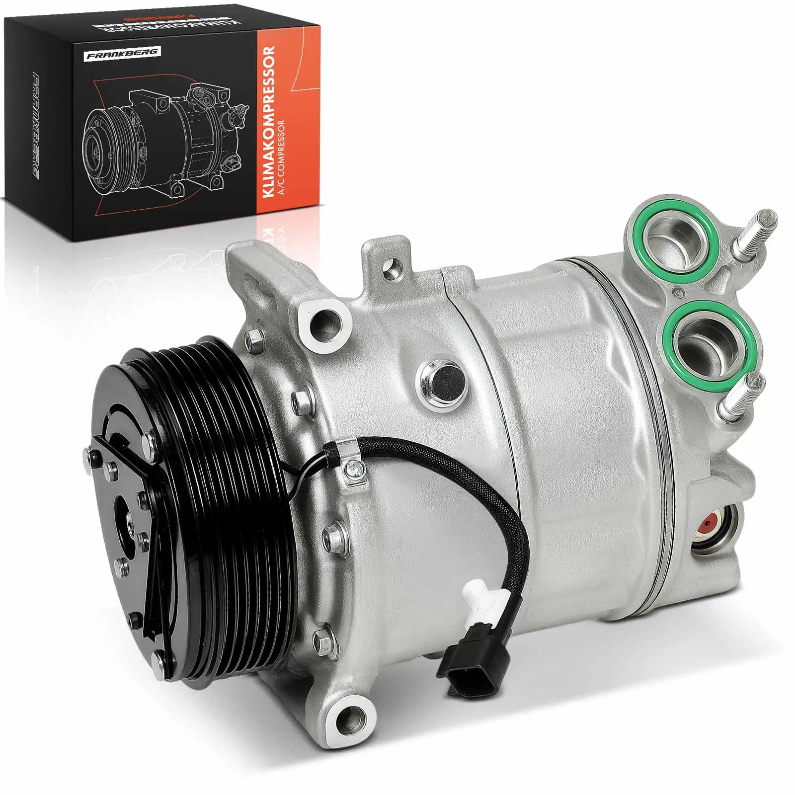 Frankberg 1x Klimaatcompressor voor Ford C-Max Focus III Galaxy Mazda 3 5 Volvo S40 C30 36001128 31291929 AM5N19D629AB 1684906