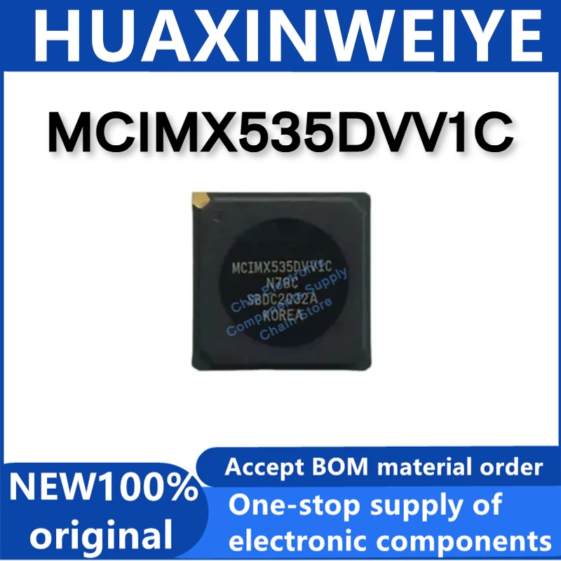 

Microprocessors-MPU, 100% Original, MCIMX535DVV1C, BGA-529, REV 2.1