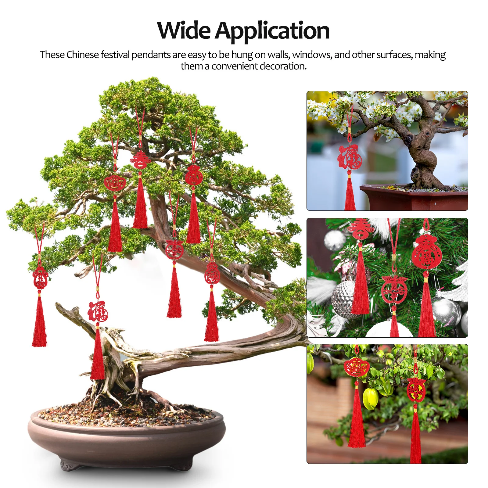 Рисунок 6 - подвесные украшения бонсай в китайском стиле