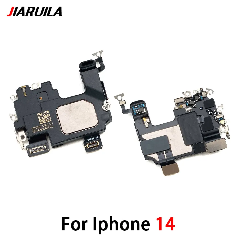 10Pcs/Lot, New Ear Speaker Earpiece Sound Flex Cable For iPhone 11 12 13 14 15 Pro Max Plus Mini Replacement Repair Parts