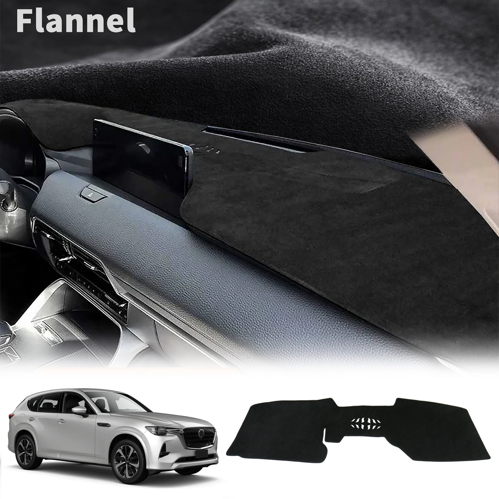 

for Mazda CX-60 CX60 2024 2025 2026 Car Dashboard Pad Cover Dash Mat Dashmat Sunshade Protective Carpet Accessoriesr Non-Slip