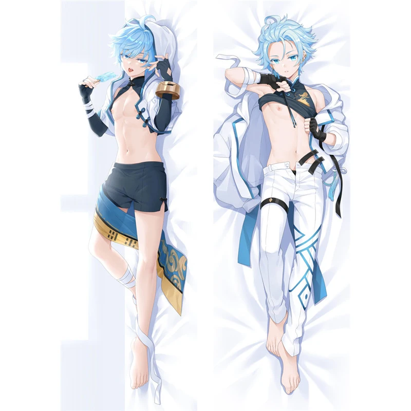 Anime Game Impact Chongyun Dakimakura Pillow Case Cosplay Hugging Body Cartoon Accessories