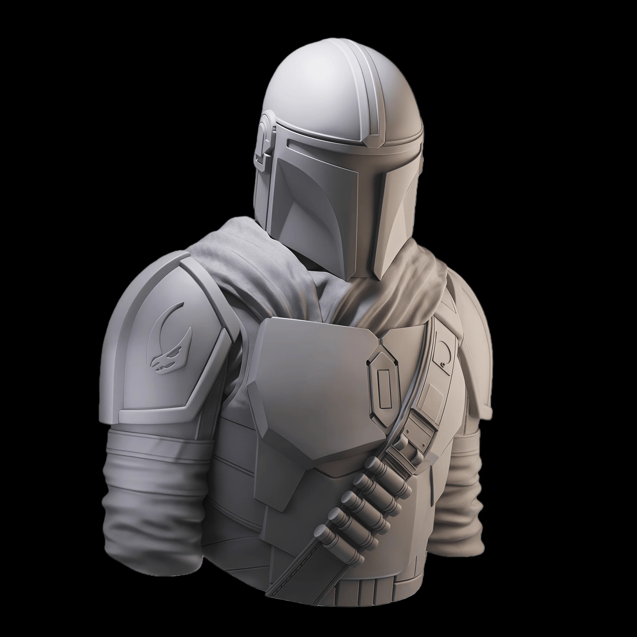 Kit de montaje de modelo de resina fundida a presión de 40 mm de altura, GK, busto de resina, sin pintar