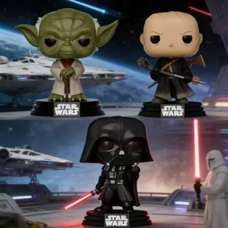 Funko POP Star Wars Boba Fett 478 #   Yoda 269 #   Darth Vader 428 #   Figuras de acción de vinilo, colección de juguetes para niños, regalos únicos
