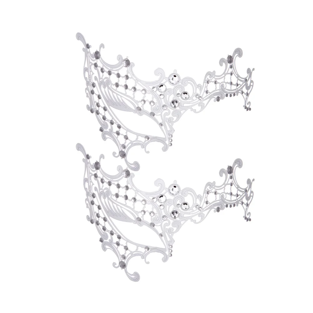 نصف معدن الماس الماس قناع حفلة تنكرية تأثيري المرأة قناع زي الرقص التبعي