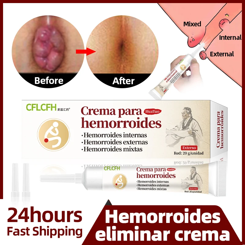 

Hemorrhoids Treatment Medical Cream Piles Pain Intemal External Mixed Hemorrhoid Anal Fissure Removal Hua Tuo Medicine Spanish