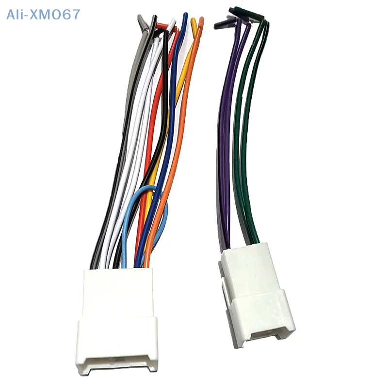 Conector estéreo automático para coche, cambiador de CD de Audio, adaptador de arnés de cableado para Toyota, 1 par