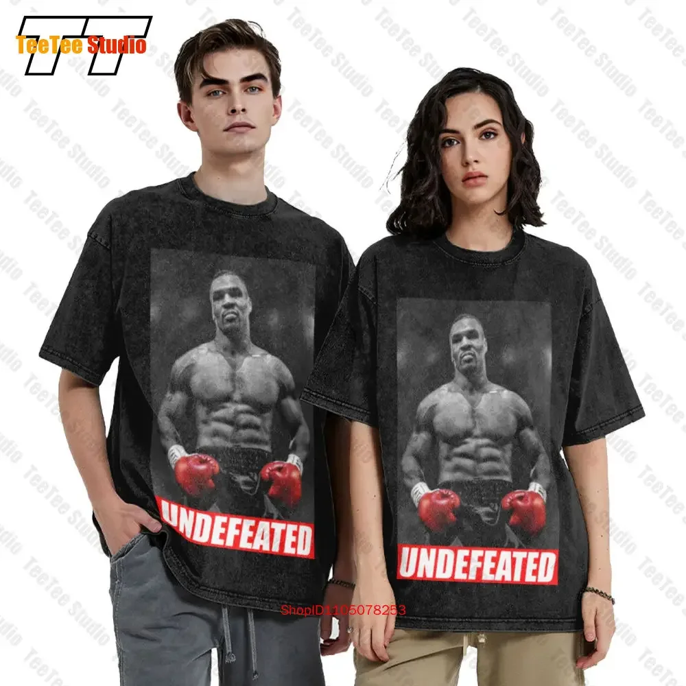 Iron Boxing Undefeated Hall Of Fame Cool Vintage Oversized T-Shirt 6HIK