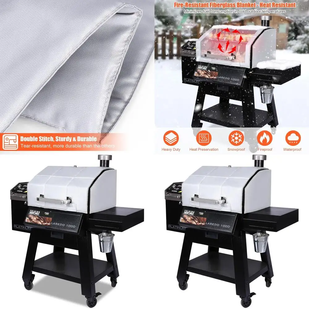 

Thermal Insulation Cover for Pit Boss Platinum Laredo 1000 Pellet Grill - Winter Cooking Accessory