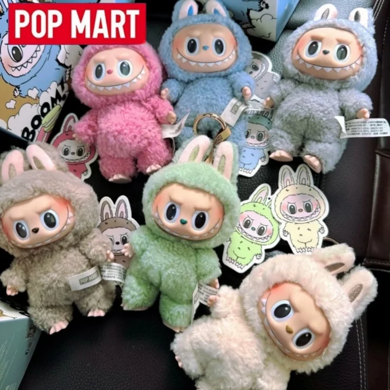 Echte POPMART Labubu Die Monster Blind Box Aufregende Macaron Vinyl Gesicht Überraschung Mystery Box Spielzeug Kawaii Anime Action Figur