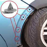 10x For BMW Mini Cooper R50 R53 R56 R58 Clubman R55 Cabrio R52 R57 Roadster Car Exterior Fender Wheel Trim Panel Arch Cover Clip