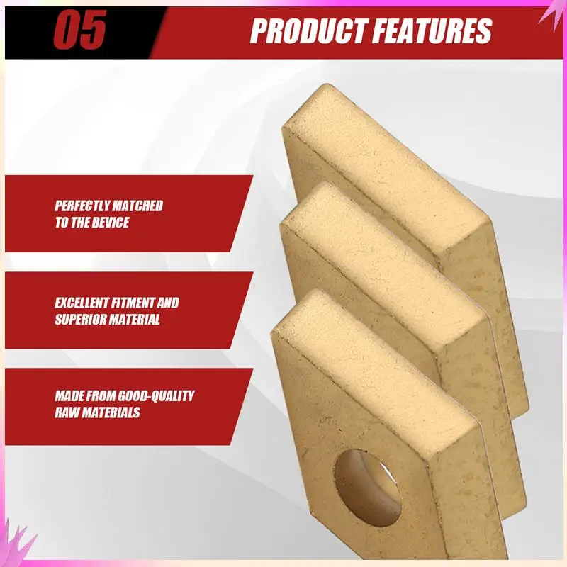 

B50C 10Pcs DCMT070204 YBC251 Blades Gold Carbide Inserts CNC Lathe Cutter For Lathe Turning Tool Boring Bar