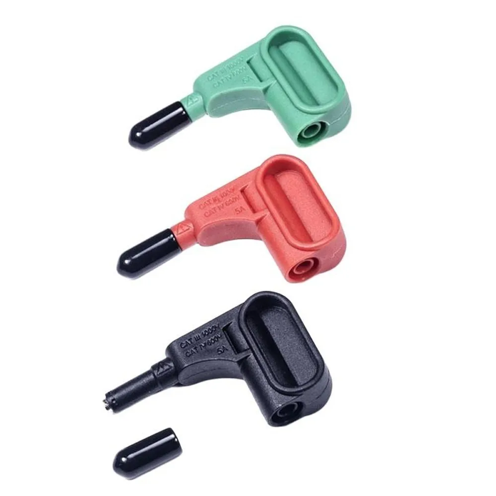 3PCS Multimeter Magnetic Test 4mm Banana Plug Solderless Battery Meter Test Probe Accuracy ±(0.01%+1) for Measurement Testing