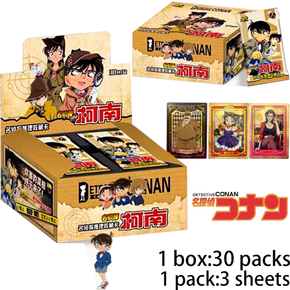 New Detective Conan Card 2YUAN Truth Edition Collection Anime Hot Stamping Flash Rare AR Toys Figure Character Children's Toys