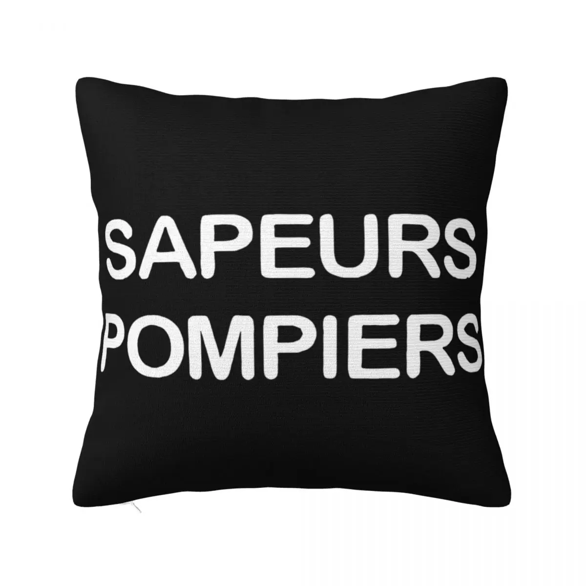 2020 Summer Inspired Sapeurs Pompiers Paris France Firefighter Department Black C Pillow Case