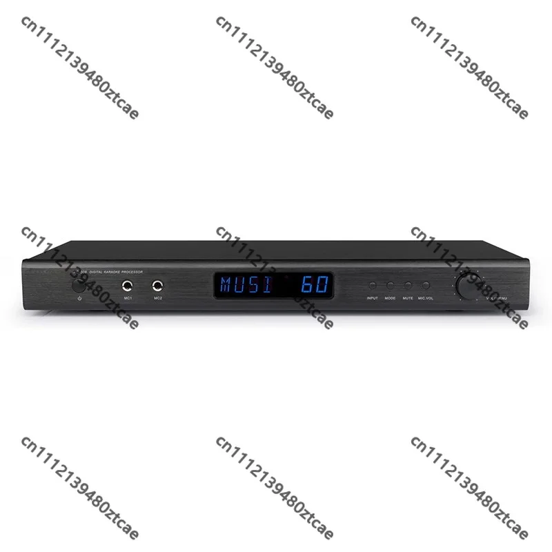 Professional Karaoke DSP Reverb AD-308 Home KTV Digital Preamp Effect Device Anti-Feedback