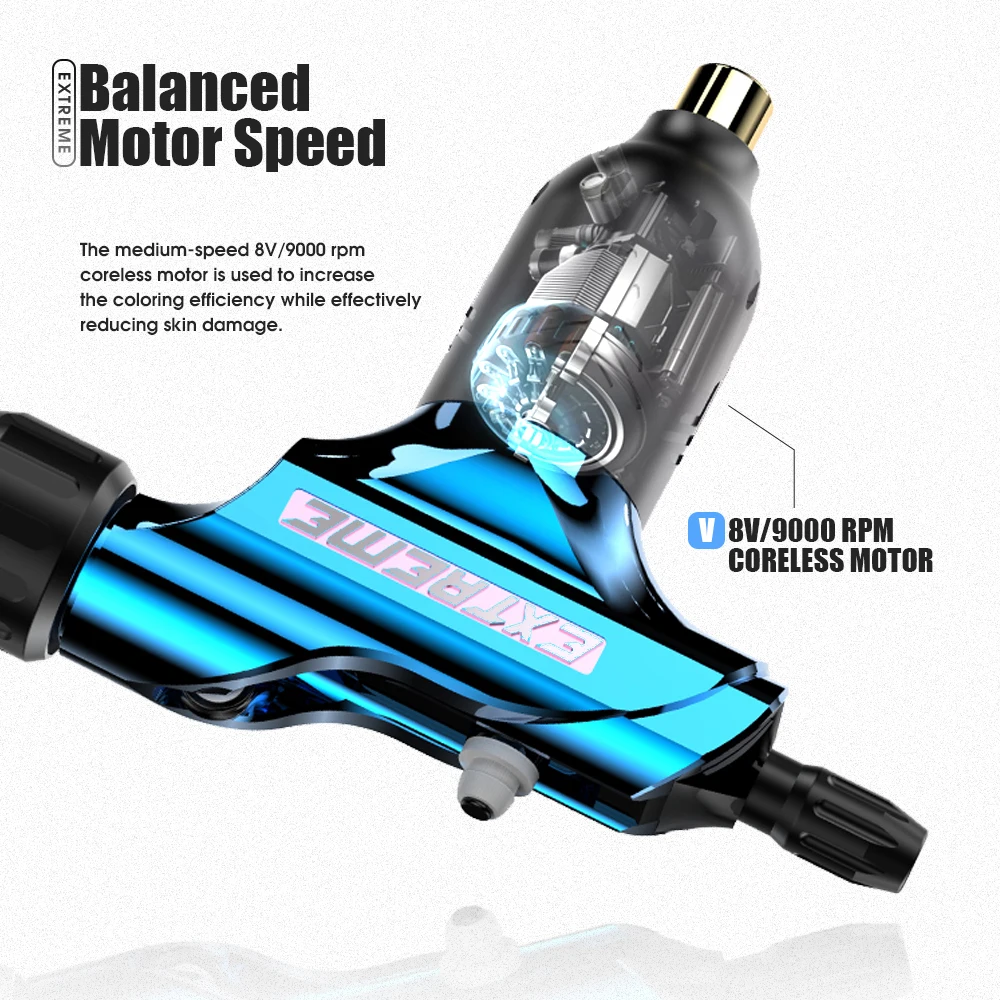 ماست الروتاري آلة الوشم بندقية قابل للتعديل لينة وصعبة RCA الحبل للماكياج خراطيش التقليدية الإبر لوازم الوشم