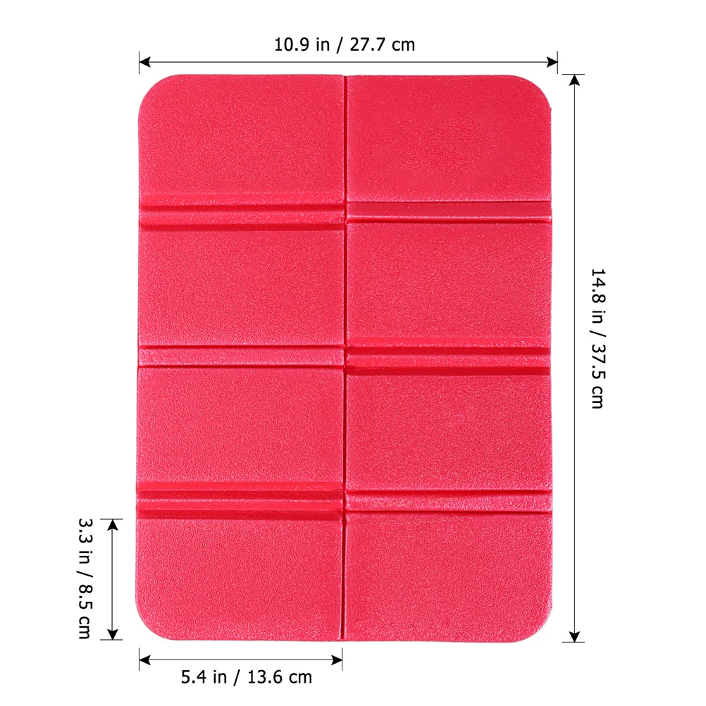 Lightweight Foldable Xpe Mat Waterproof Outdoor Sitting Pad Insulated Portable Camping Ground Cover for Picnic Park Trips Olive