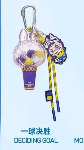 

Оригинальный POP MART LABUBU THE MONSTERS × FIFA Series: Мини-подвеска-светильник в слепой коробке, милая аниме-фигурка для рабочего стола, кавайный сюрприз, игрушка на день рождения