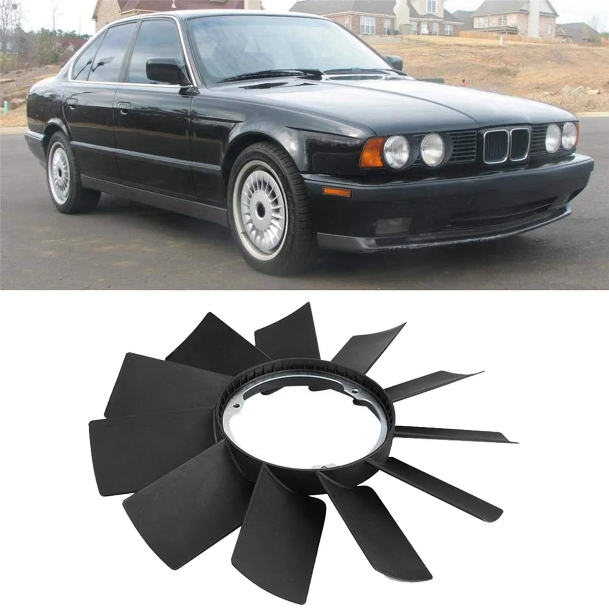 

A82T-Engine Radiator Cooling Fan Blade for BMW Z3 E32 E34 E36 E39 E46 E53