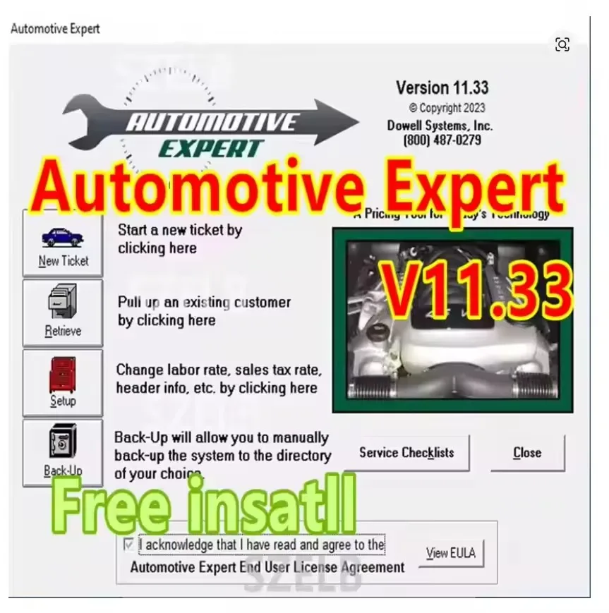 Newest V11.33 Automotive Expert 2023 Management Software+ TIME unexpire patch with Crack for unlimited install free help install