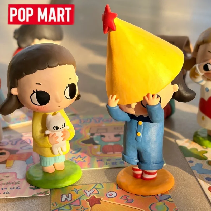 

New POP MART Genuine Nyotas FLUFFY LIFE Series Blind Box Mystery Boxes Guess Bag Toys Doll Cute Anime Figure Desktop Toys Gifts