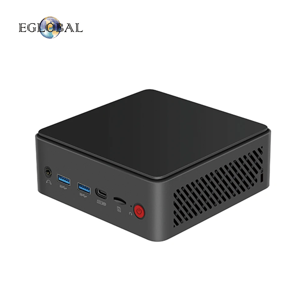 كمبيوتر صغير EGLOBAL معالج Intel Ultra 125H Windows11 شاشة ثلاثية HD DP Thunderbolt 4 Wifi6 2.5G LAN سطح المكتب كمبيوتر صغير