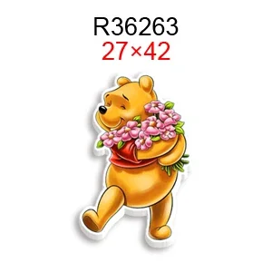

10 Pcs/lot Disney Resin Charms Winnie the Pooh Cartoon Bear Resin Flatback Planars For Craft Making And DIY Phone Decoration