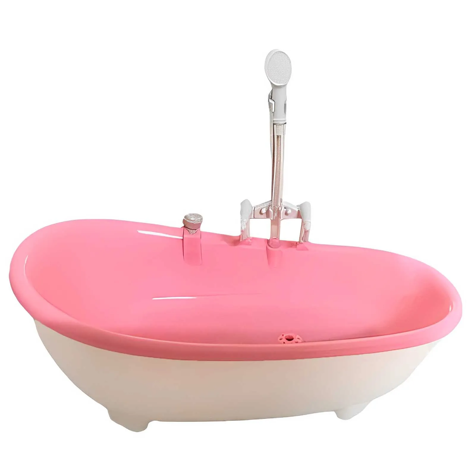 Creative Bathtub Cocktail Glass Kids Pretend Play Toy Simulation Plastic Mini Bathroom Tub Miniatures for Indoor Outdoor Home