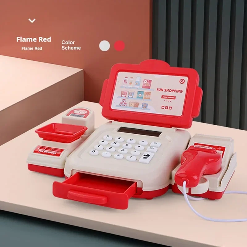 Register Calculator Scan Shopping Card Register New Children's Supermarket Cash Play Every Family Toys Boys Girls Gifts