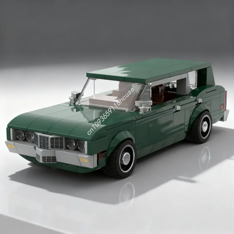 

Набор строительных блоков MOC City Champions: Модель Ford Galaxie Country Sedan, 364 детали, конструктор, идеальный подарок на Рождество