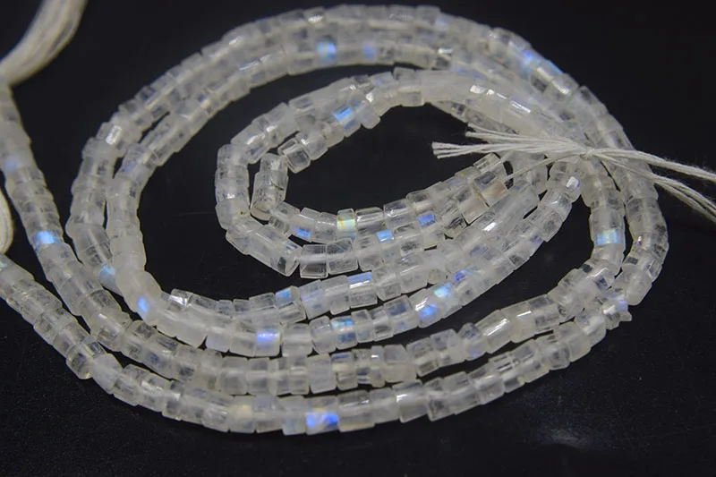 

loose beads MOONSTONE Roundellle faceted 4mm 36cm for DIY jewelry making FPPJ wholesale nature gemstone