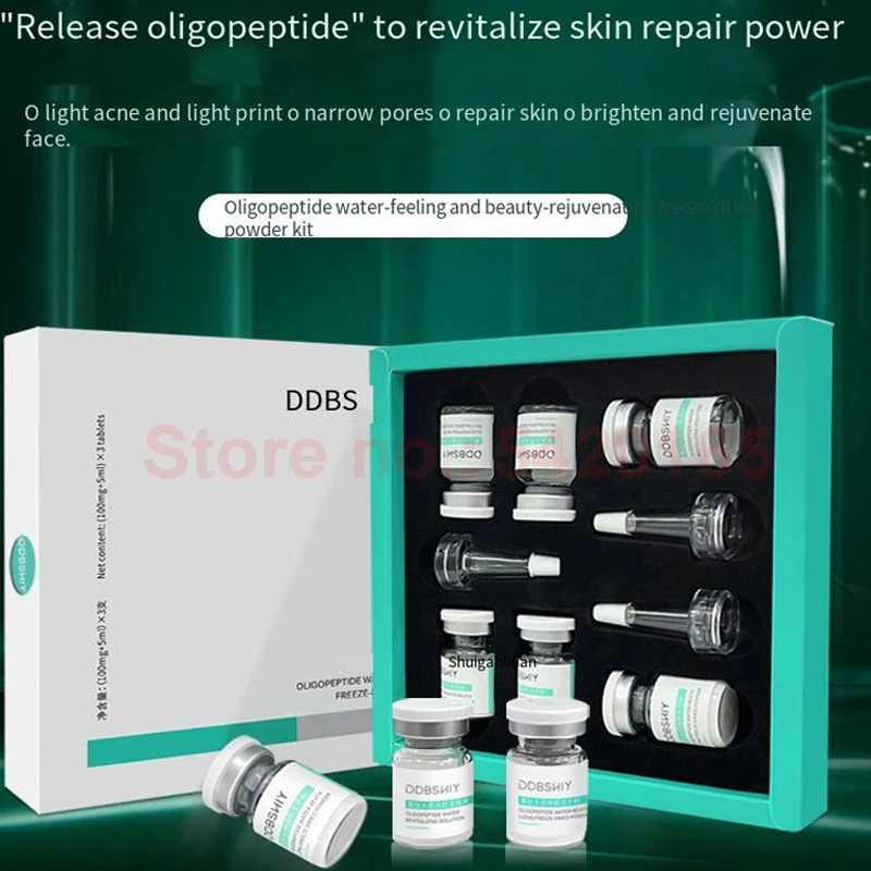 100000 Active ﻿Oligopeptide Blue Copper GHK-CU Peptide Face Skin Repair Freeze-dried Powder  Sensitive Skin Moisturizing Essnse