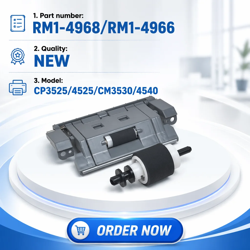 RM1-4966 Separation Pad Pick up Roller for HP CP3525 CM3530 M570 CP4525 4025 4540