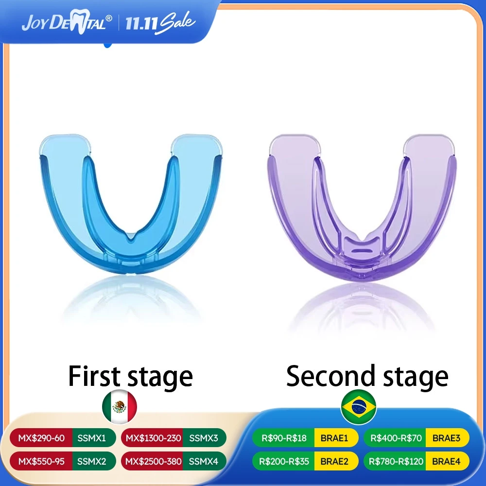 مدرب الأسنان للأطفال الأطفال جهاز تقويم الأسنان الأسنان محاذاة الأسنان الأقواس أبواق المرحلة لينة وصعبة #1