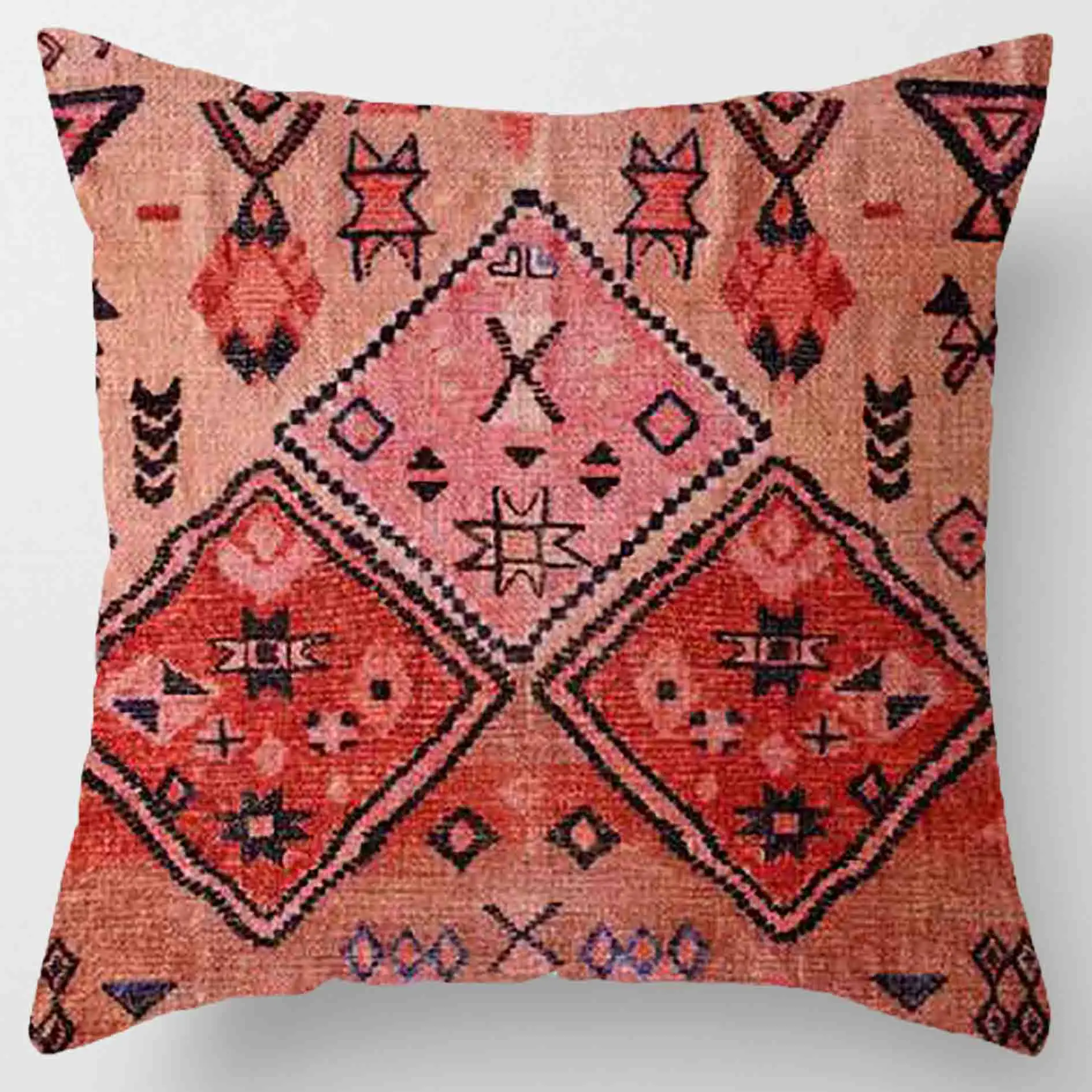 Bohemian pillowcase Home decor Polyester comfortable seat cushion Geometric cushion Family 45* 45cm pillowcase