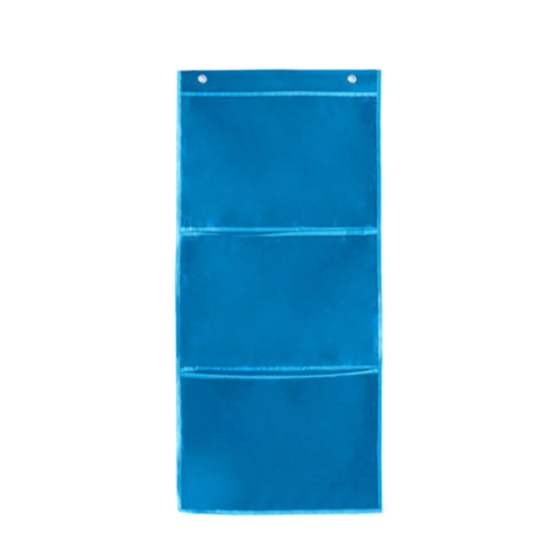 Classroom Storage Bag Pocket Chart Haning Wall File for Kindergartens Cards Homework Drawing Picture Display