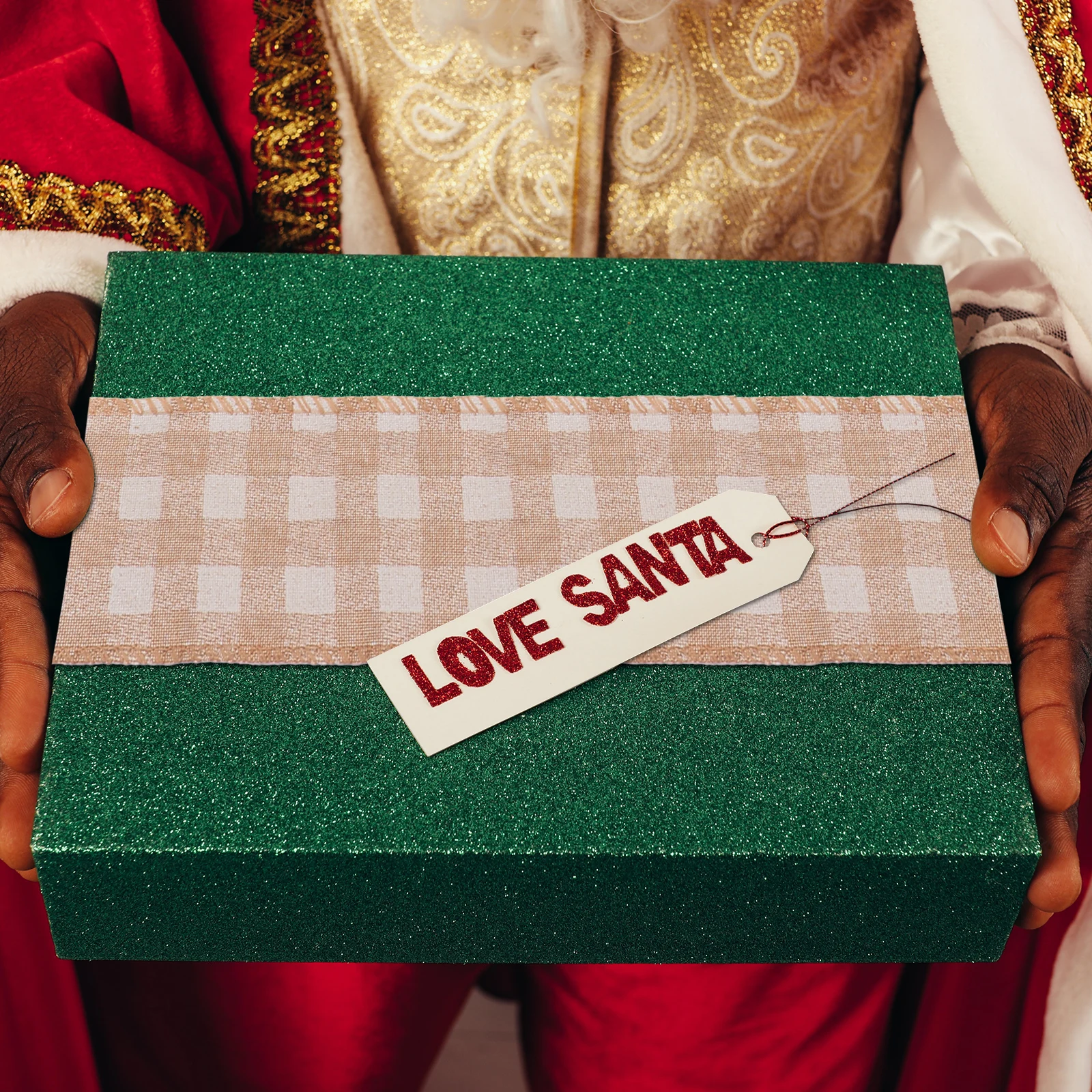 

Linen Webbing 3 Rolls Gift Package Ribbon Christmas Tree DIY Craft Floral Striped Webbing Wrapping Strong Durable Holiday Decor