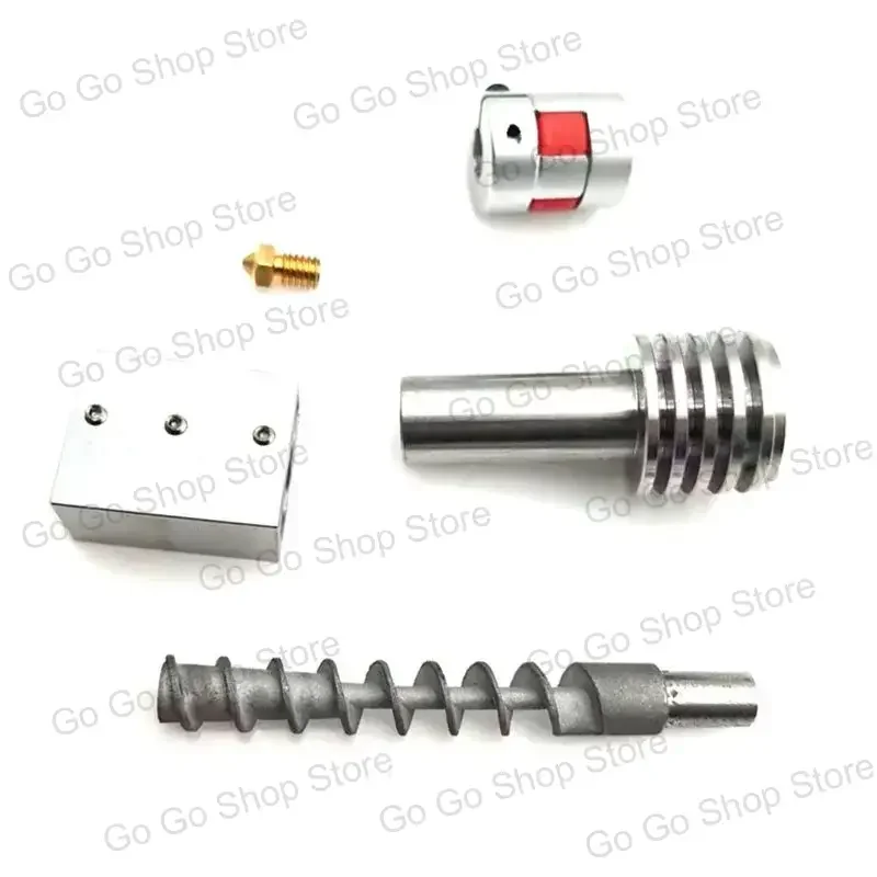 DIY 3D Printer Kit with Plastic Crusher Pellet Extruder and Lead Screw, Easy To Assemble, Enhanced Durable