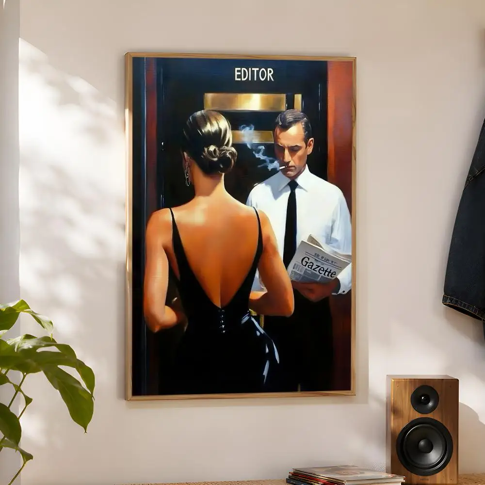 Edward Hopper City Poster Home Artwork For Living Room Bedroom Office Dorm Apartment Gift