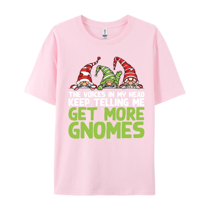 Get More Gnomes Funny Gardening Quote Retro Style T-shirt Premium Cotton Design New Tops Tees Discount Tops & Tees